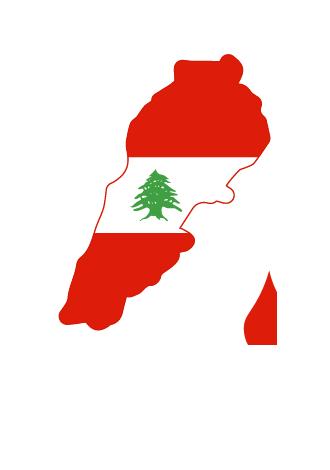 Map of Lebanon
